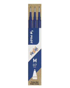 Refill for Frixion Ball & Frixion Ball Clicker, 0.7mm, blue, 3 pack