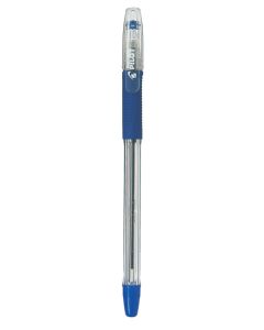 Rubber Grip Ball Point Pen Blue