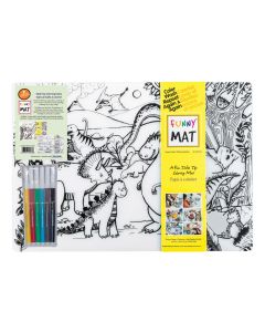 Funny Mat - Set of 2 with 6 Giotto markers