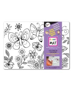 Funny Mat compact set of 2, butterflies & castle