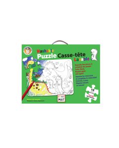 Funny Mat washable coloring puzzle, age of dinosaurs