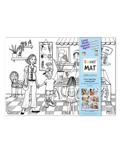 Funny Mat tabletop coloring mat, icecream 