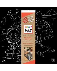 Funny Mat - North Pole, blackboard mat