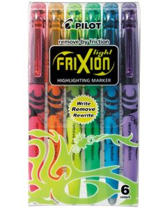 Frixion Erasable Highlighters 6/pack