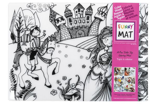 Table Top Colouring Mat, Princess Table Top Colouring Mat, Princess