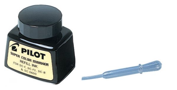 Pilot 43500 Pilot SC-RF Refill Ink for Permanent Markers Black - 1 Each 
