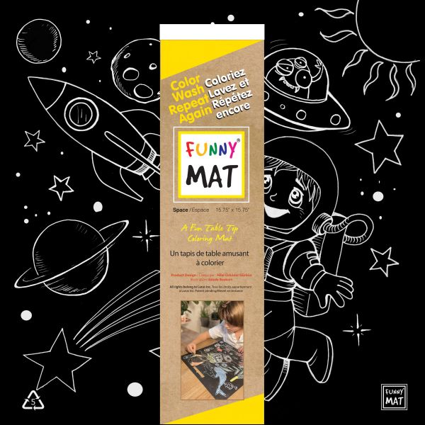 Table Top Colouring Mat, Space Table Top Colouring Mat, Space