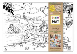 Funny Mat tabletop mat, recycled PP, summer