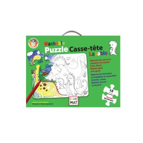Funny Mat washable coloring puzzle, age of dinosaurs
